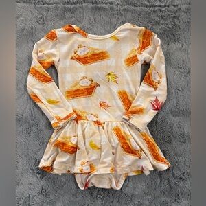 Bums and Roses bamboo ruffle dress